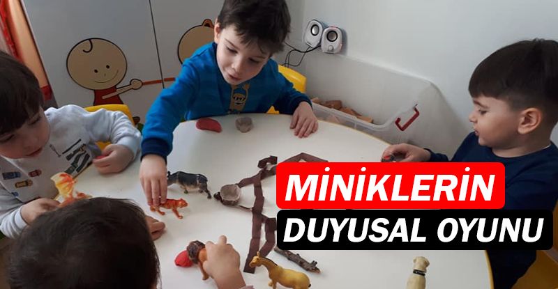 Papatyam Kreş’te duyusal oyun etkinliği