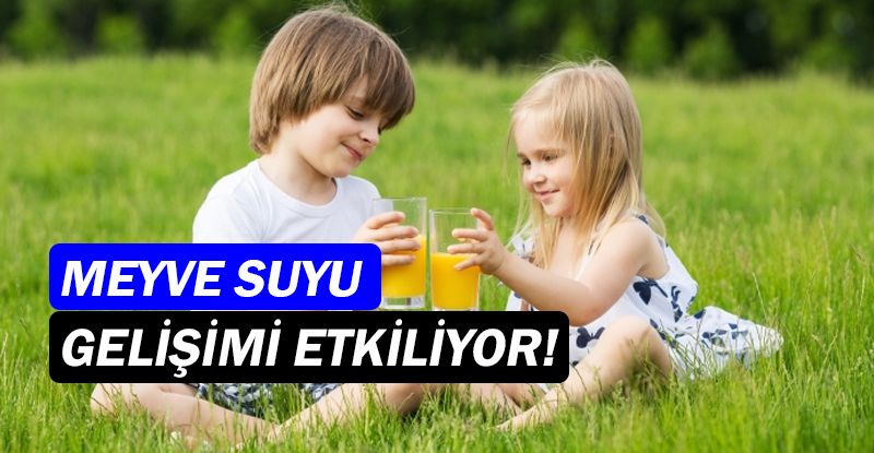 Meyve suyu çocuk gelişimini olumlu etkiliyor!