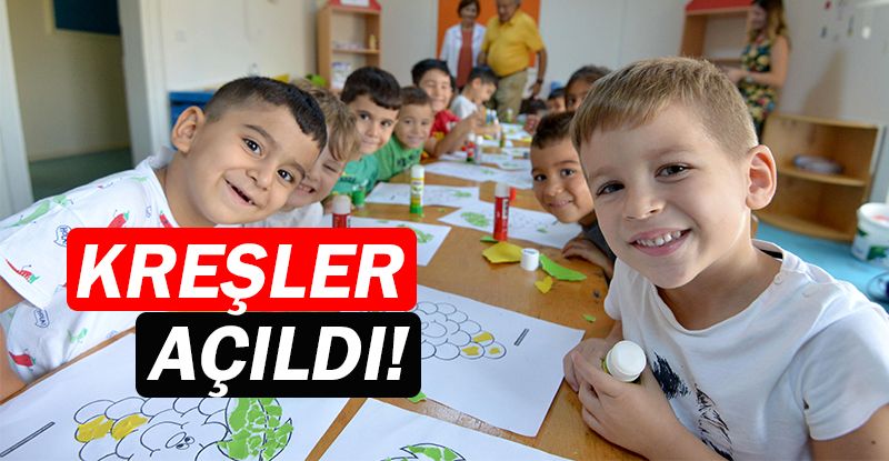 Kreşlerde yeni eğitim yılı başladı