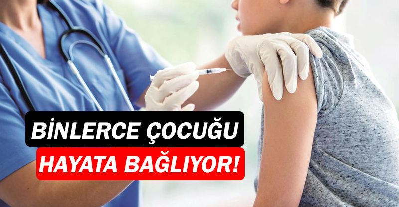 Aşı ile her yıl 14 bin 296 çocuk ölümü engelleniyor!