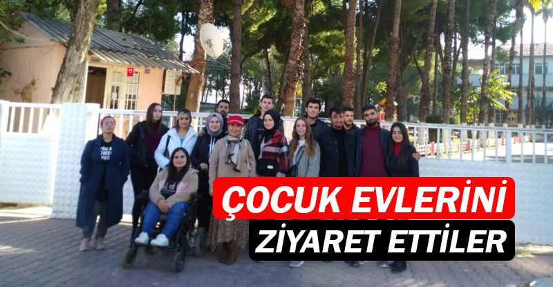 AÜ öğrencilerinden çocuklara ziyaret...