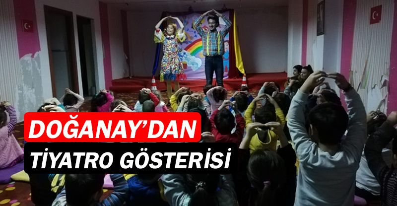 Doğanay Anaokulu'nda tiyatro ve sinema etkinliği